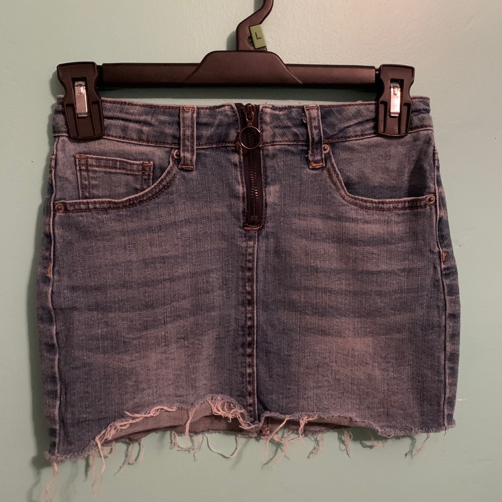 jean skirt